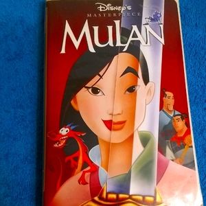 Disney Mulan VHS movie